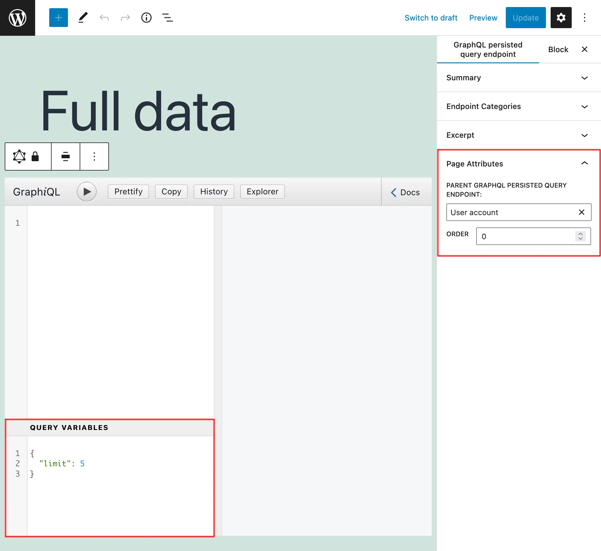 Queries được lưu trữ con Queries được lưu trữ con