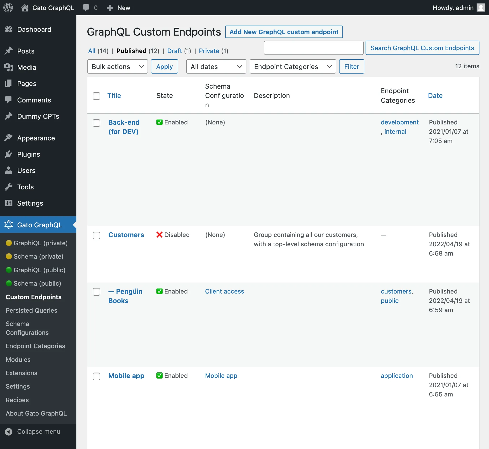 Trang Custom Endpoints