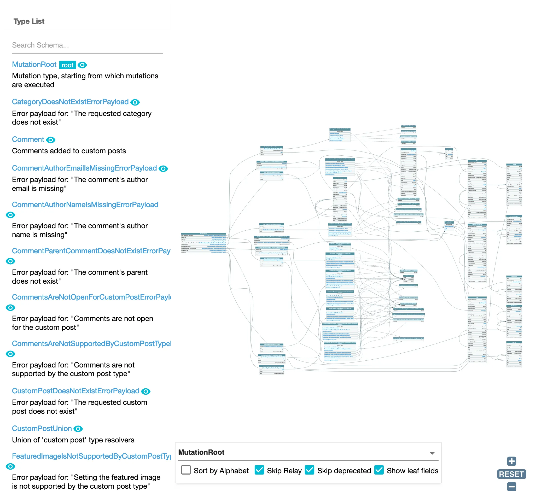 Schema GraphQL với các kiểu đối tượng payload cho mutation Schema GraphQL với các kiểu đối tượng payload cho mutation
