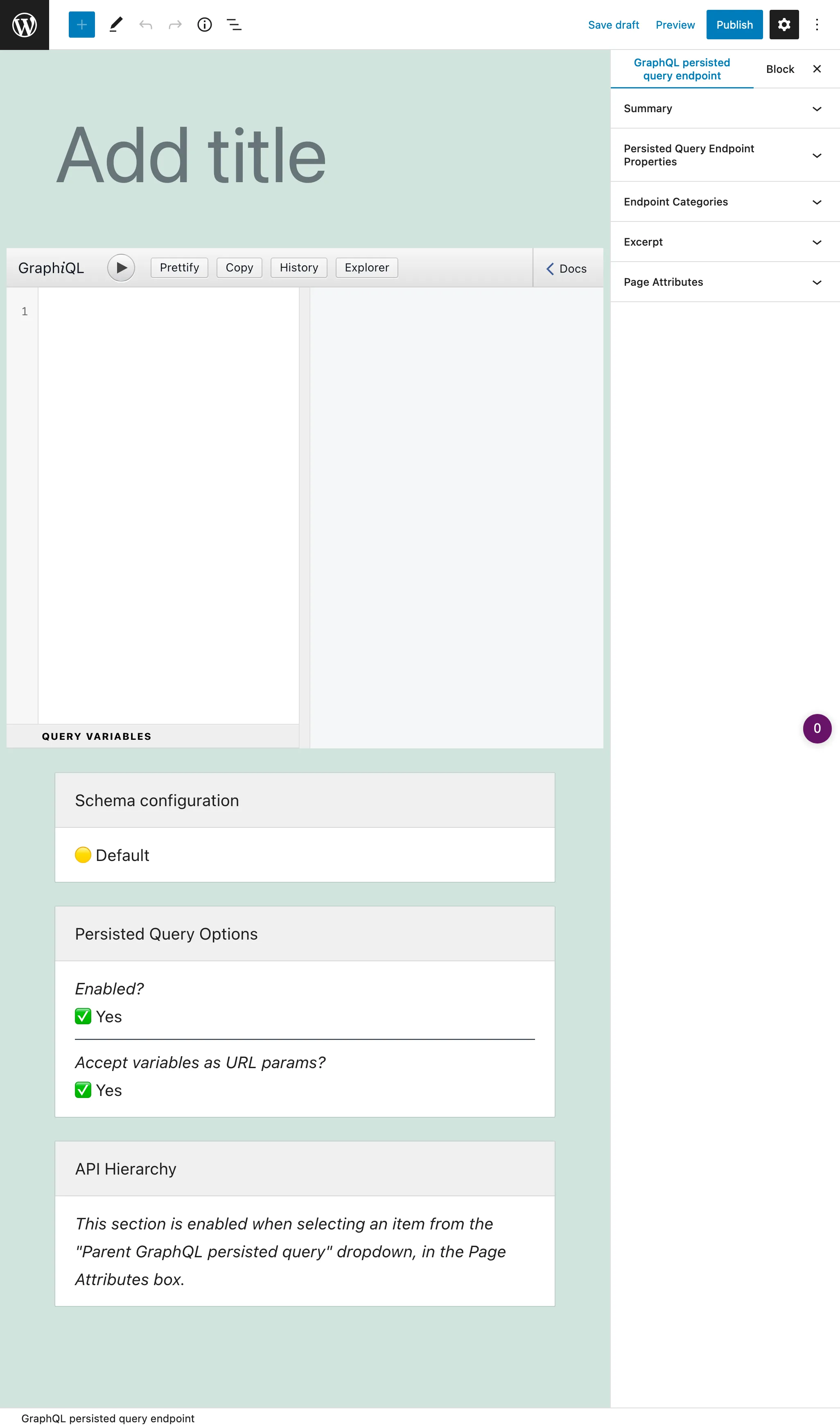 Tạo một persisted query Tạo một persisted query
