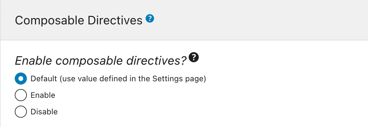 Multi-Field Directives trong Schema Configuration