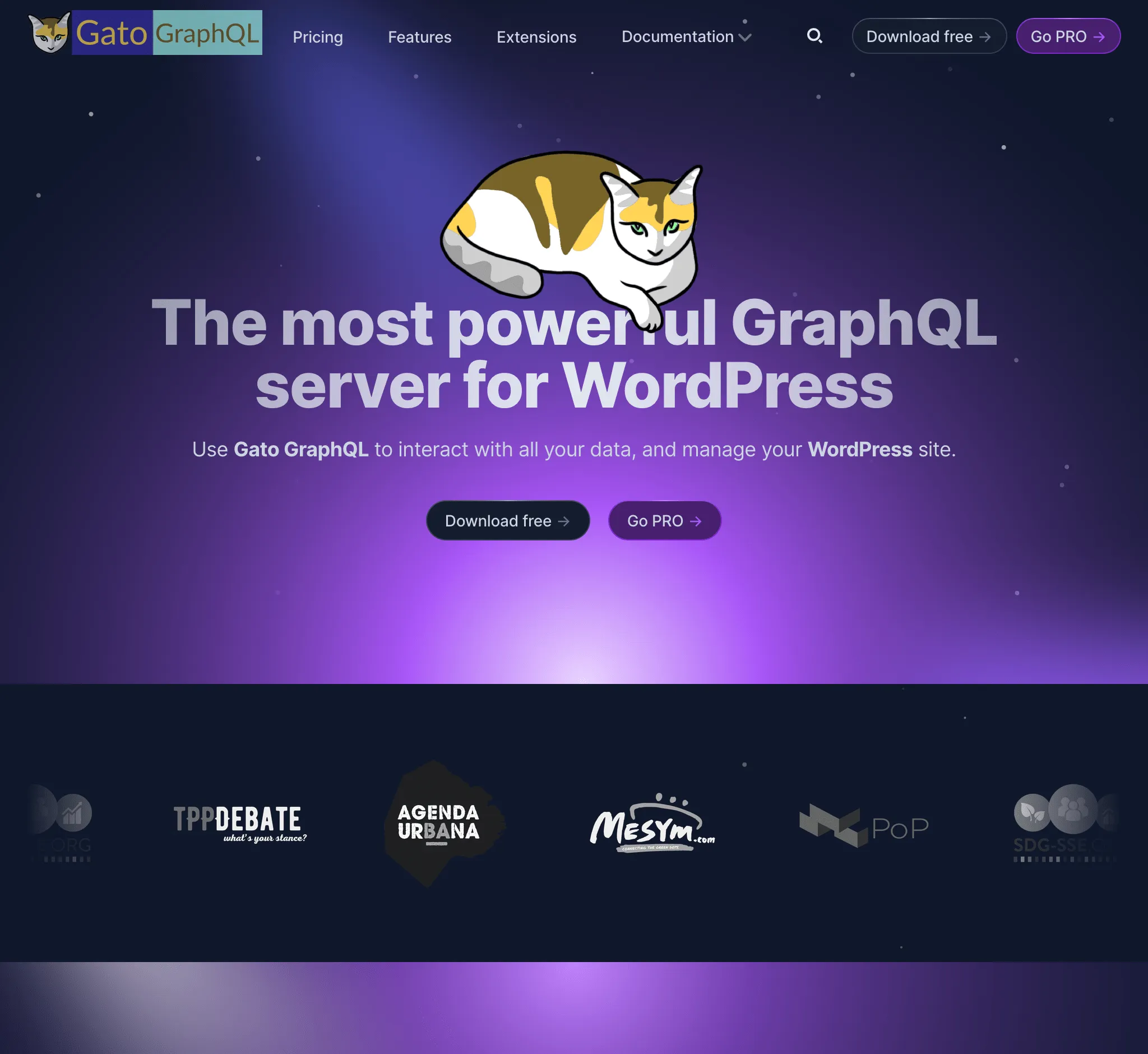 Trang web mới của Gato GraphQL